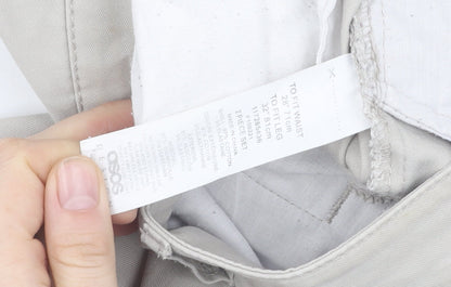 ASOS Men Beige Chino Trousers Size 28