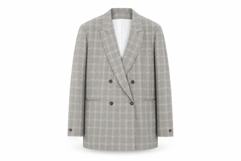 Mens UK Size 46 Zara Regular Grey Suit Jacket