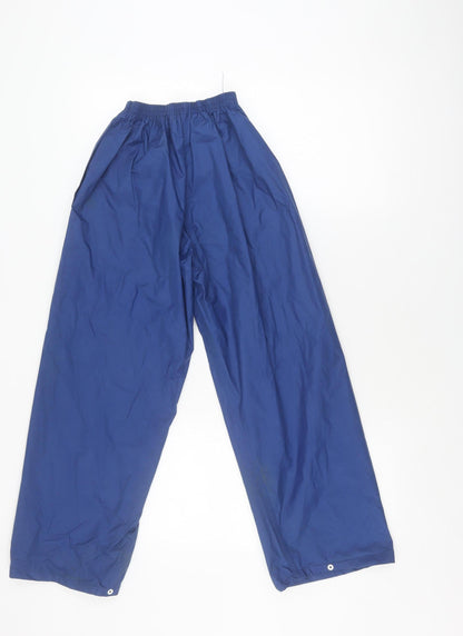 Regatta Unisex Kids Blue Rain Trousers S Waterproof