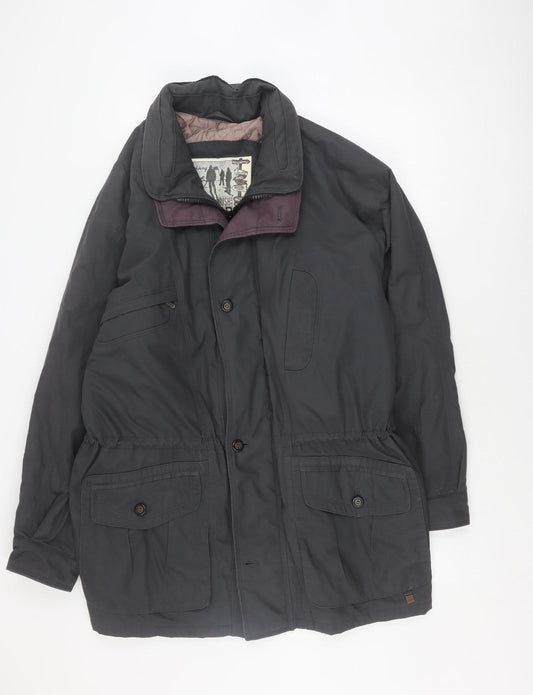 Mens UK Size 44 Bush Black Military Jacket