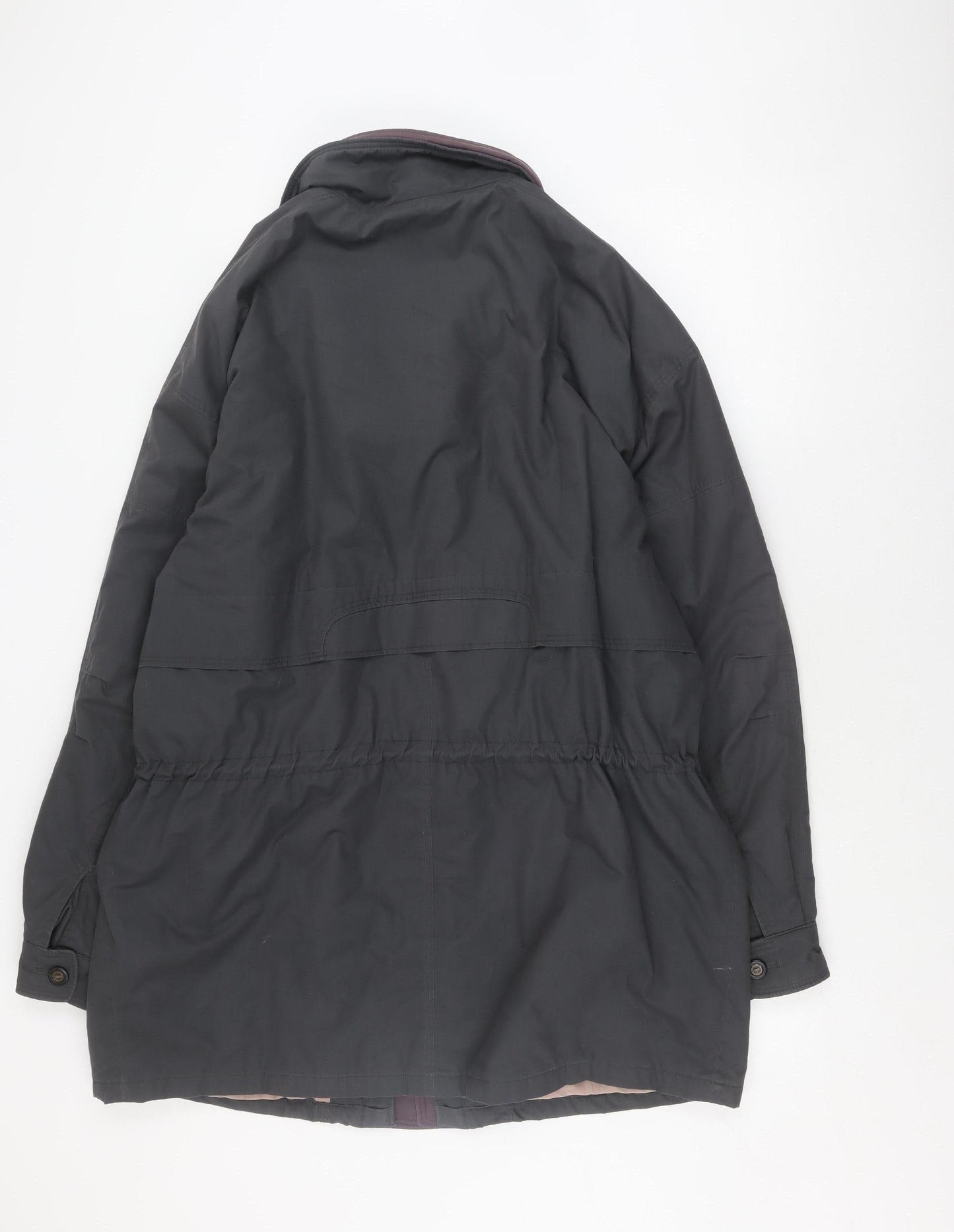 Mens UK Size 44 Bush Black Military Jacket