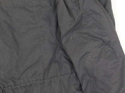 Mens UK Size 44 Bush Black Military Jacket