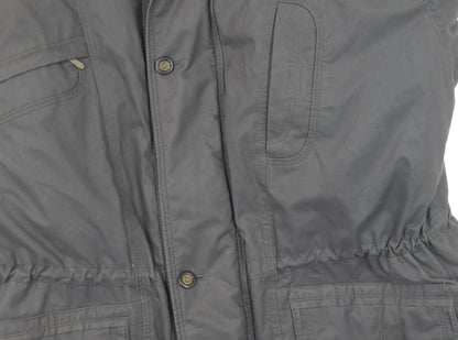 Mens UK Size 44 Bush Black Military Jacket