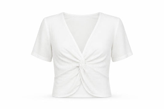 Womens UK Size M Zara White Wrap Blouse