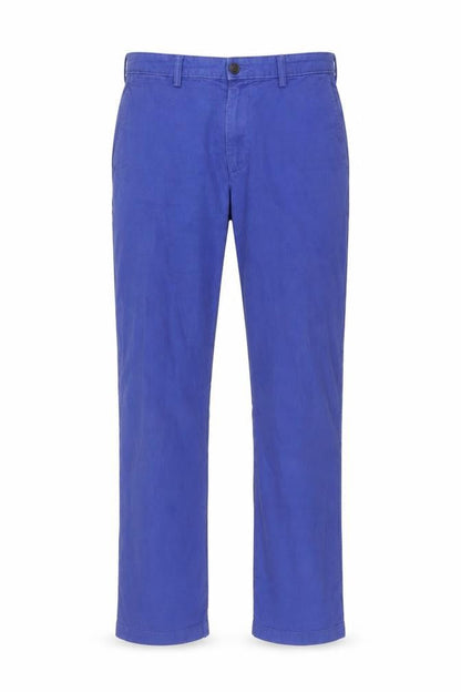 Mens UK Size 34 Lands' End Classic Fit Chino Blue Trousers