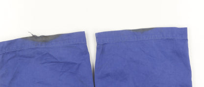 Lands' End Men's Blue Chino Trousers, Size 34, Classic Fit