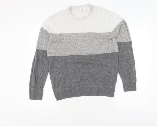 Gap Men's Grey XS Cotton Pullover Jumper