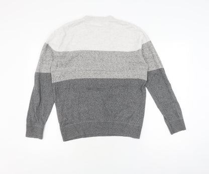 Gap Men's Grey XS Cotton Pullover Jumper