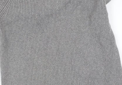 Womens UK Size L Marks and Spencer Grey Pullover Jumper