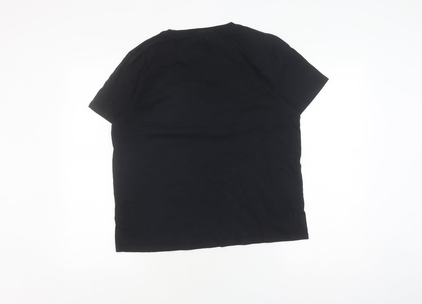 Wrangler Men's Black L T-Shirt with Logo