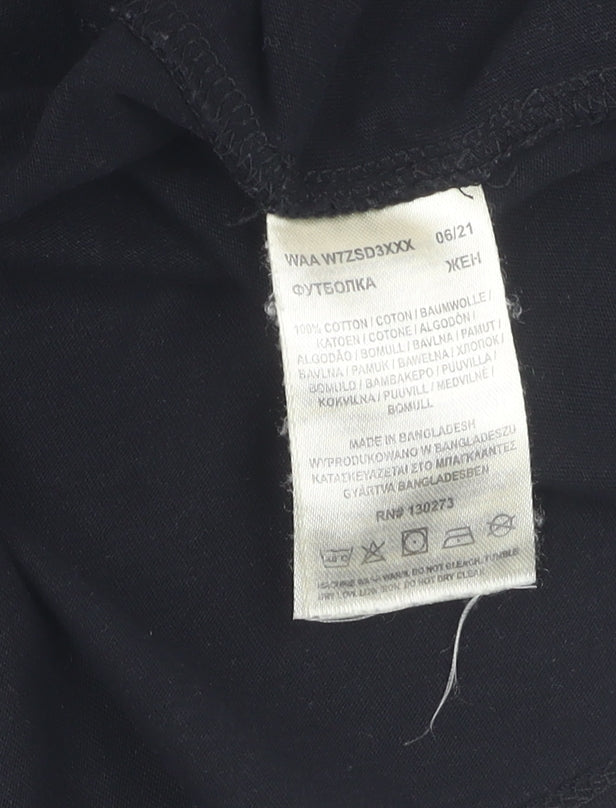 Wrangler Men's Black L T-Shirt with Logo