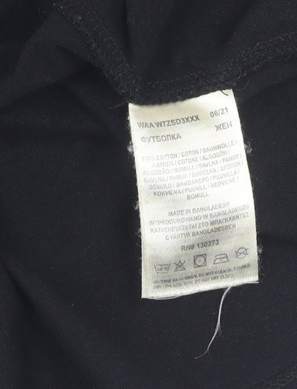 Wrangler Men's Black L T-Shirt with Logo