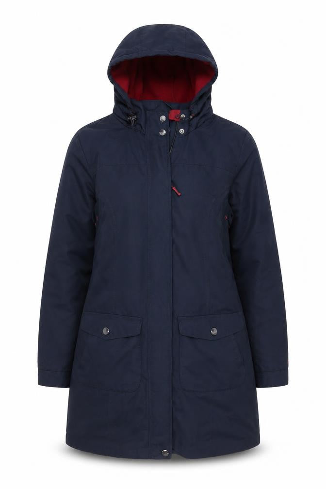 Womens UK Size 12 Maine New England Black Parka Coat