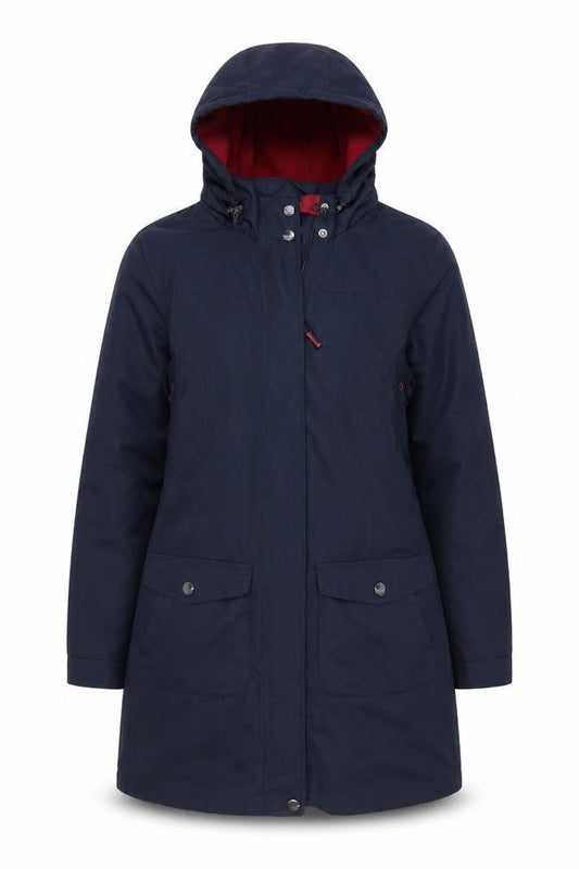 Womens UK Size 12 Maine New England Black Parka Coat
