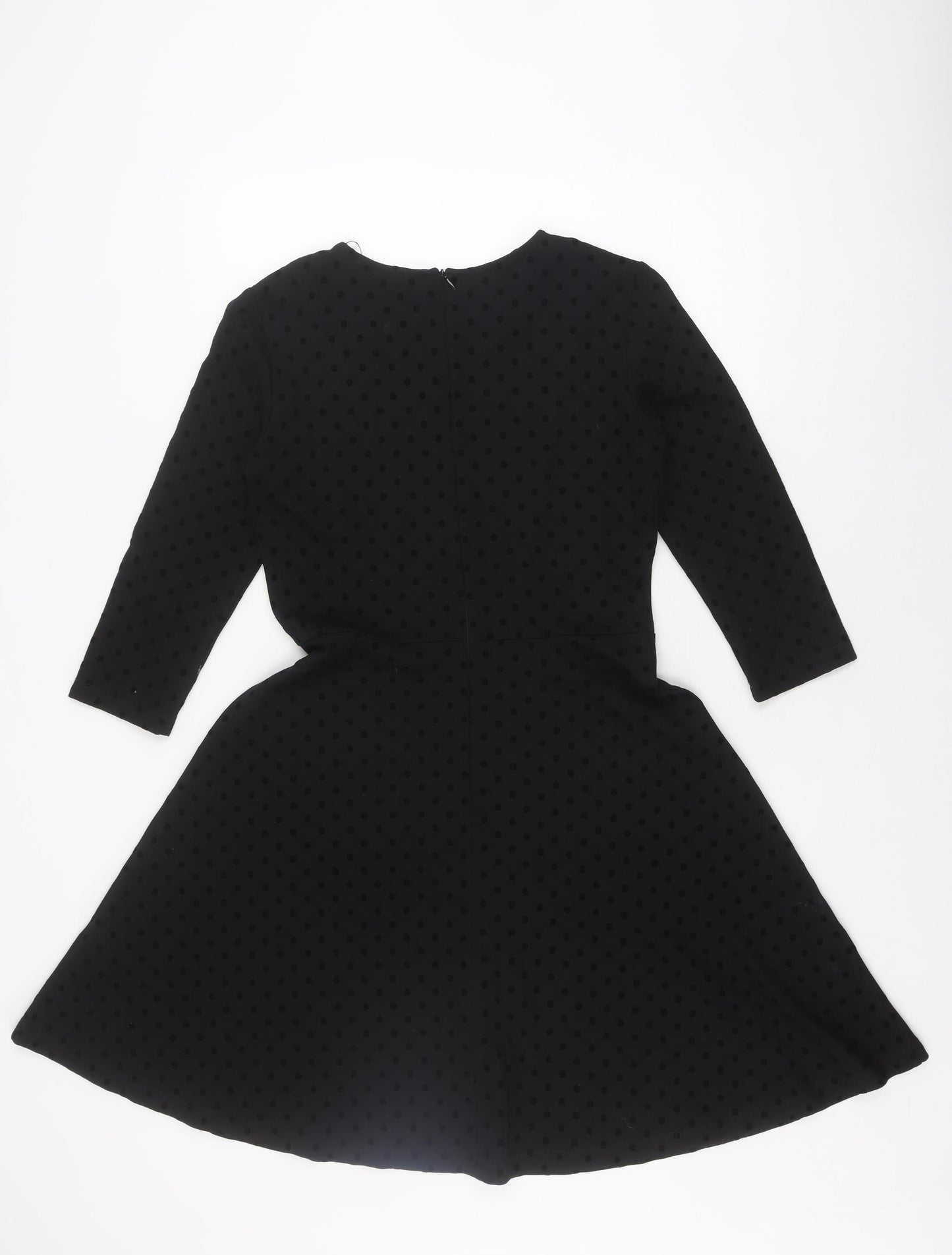 edc Black Polka Dot Dress - Women's S - Elegance & Comfort