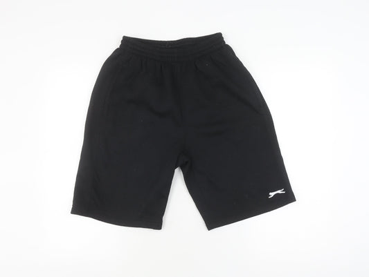 Slazenger Men's Black Athletic Shorts S