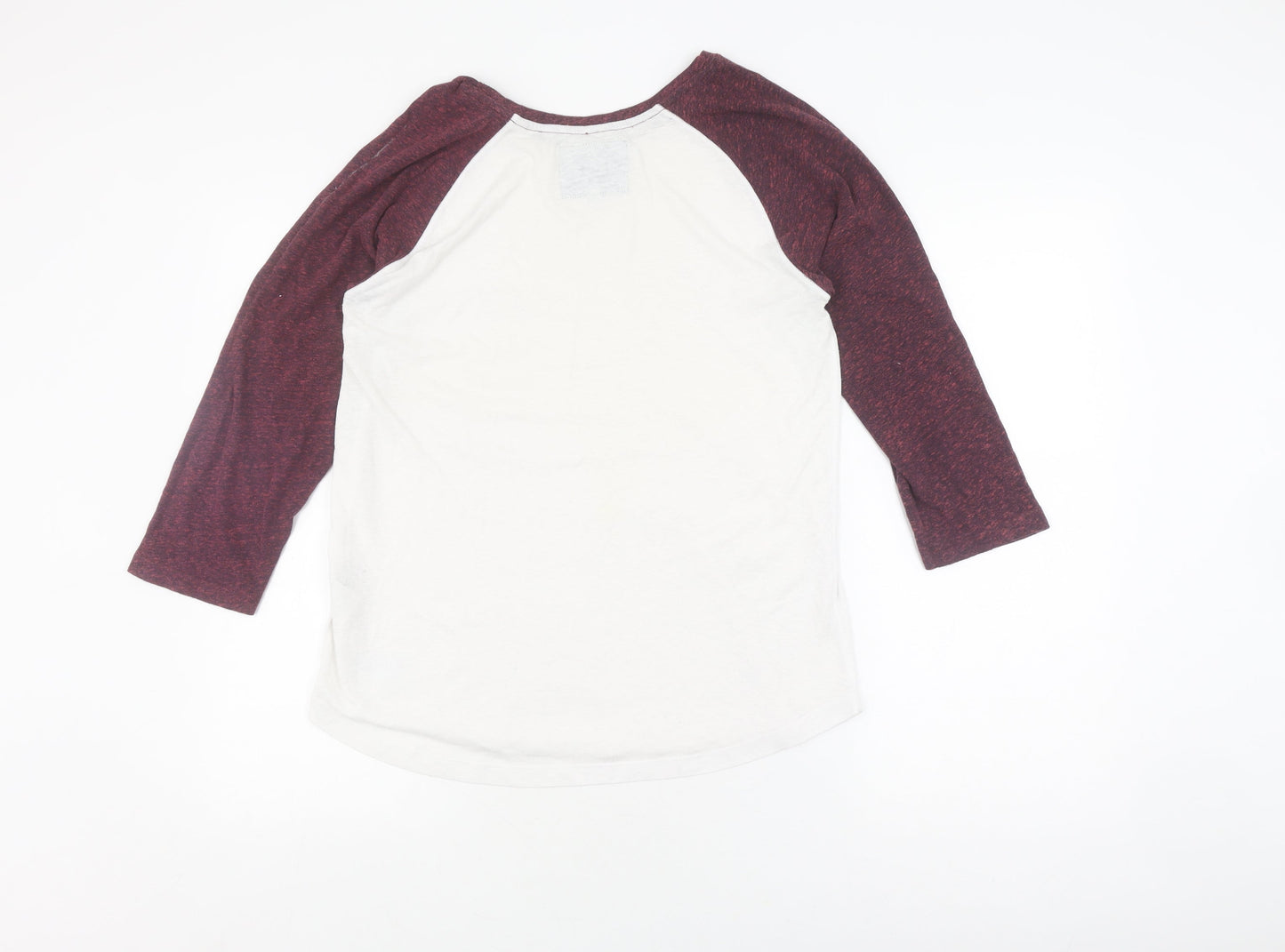 Superdry Men's White Vintage 3/4 Sleeve T-Shirt M