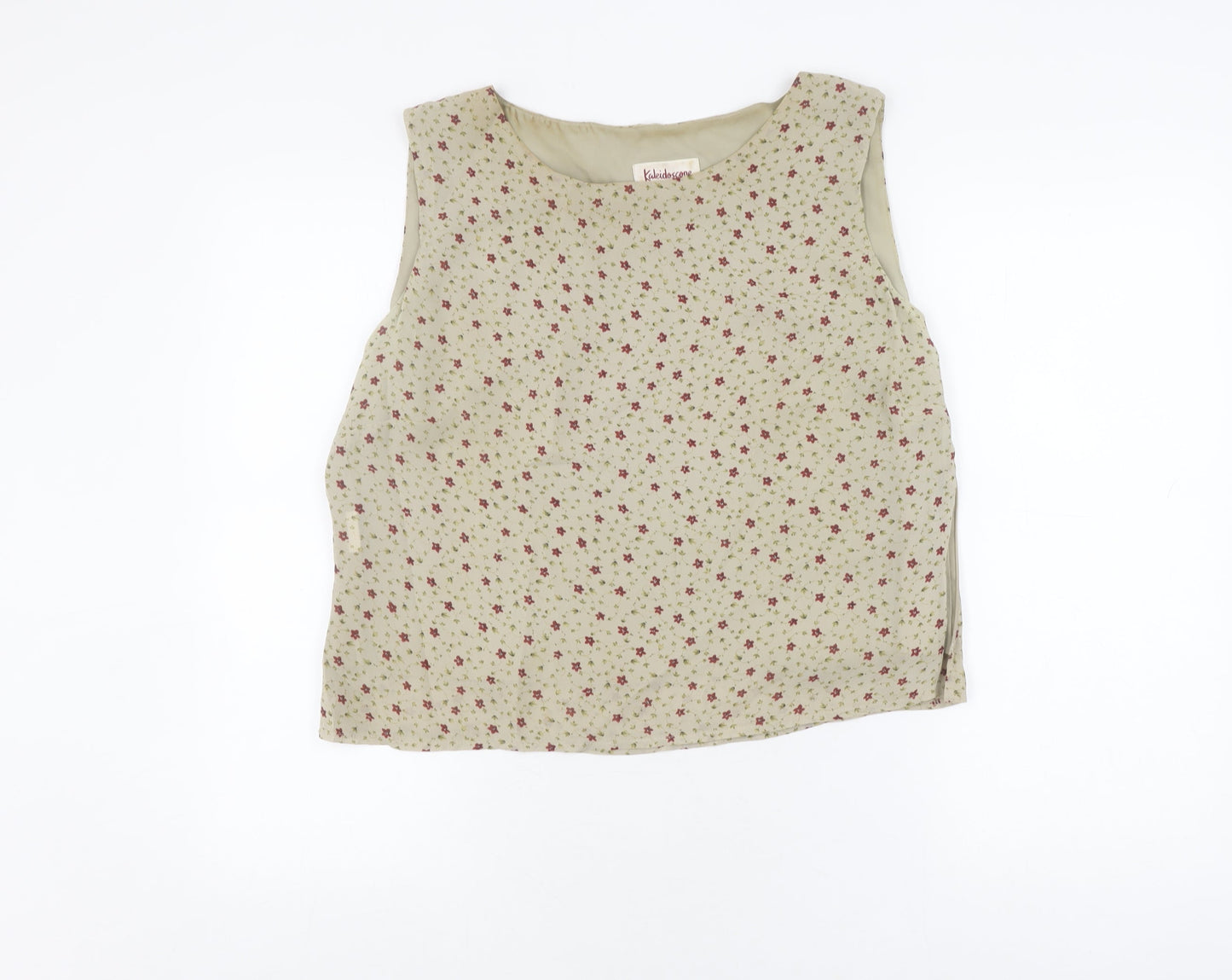 Womens UK Size 16 Kaleidoscope Ivory  Tank