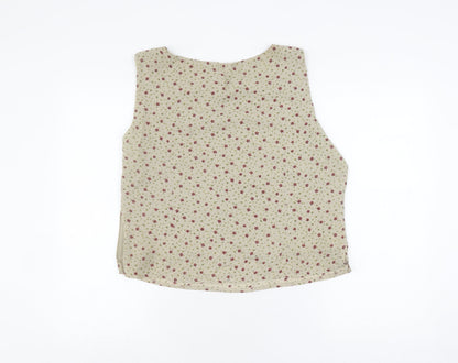Womens UK Size 16 Kaleidoscope Ivory  Tank