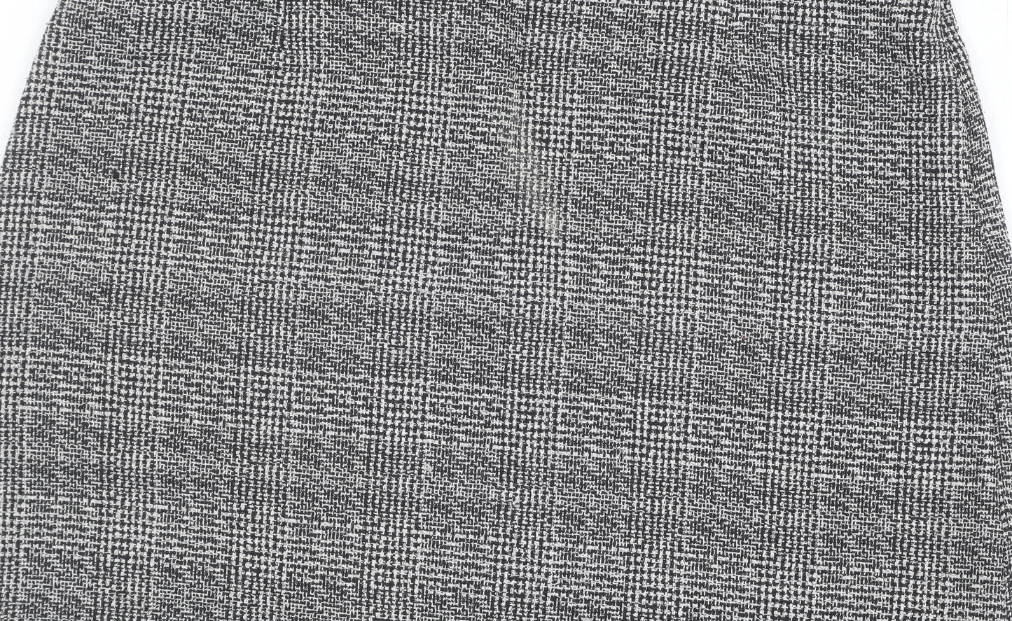 New Look Women's Black Check Knee Length Skirt