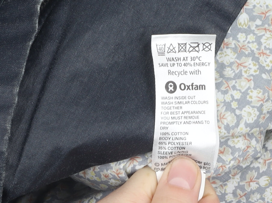 Marks and Spencer Women’s Navy Size 8 Parka Jacket