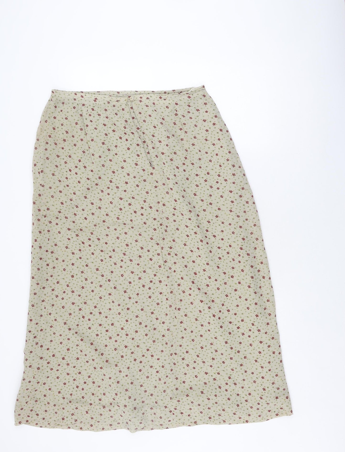 Kaleidoscope Women's Beige Floral Straight Skirt Size 16