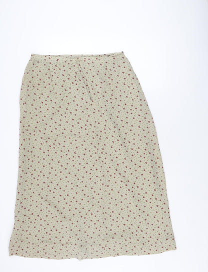 Kaleidoscope Women's Beige Floral Straight Skirt Size 16