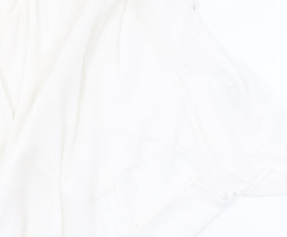 Next Women's White Sleeveless Blouse Size 16 Classic