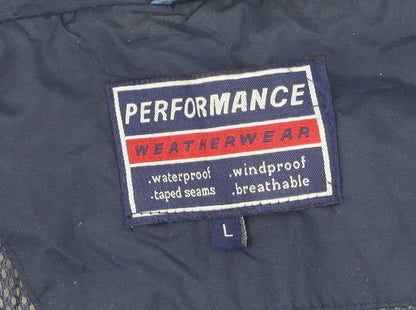 Mens UK Size L St. Bernard Multicoloured Windbreaker Coat