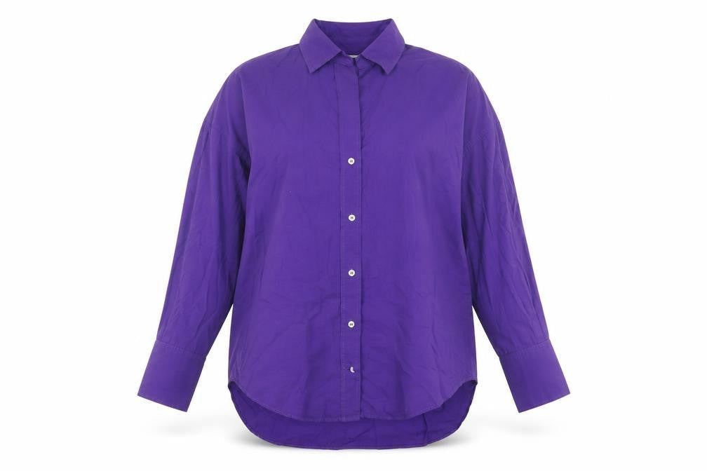Womens UK Size XS Zara Purple  Button-Up