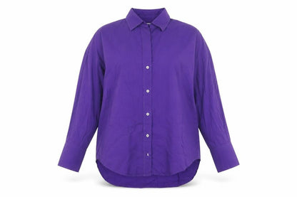 Womens UK Size XS Zara Purple  Button-Up