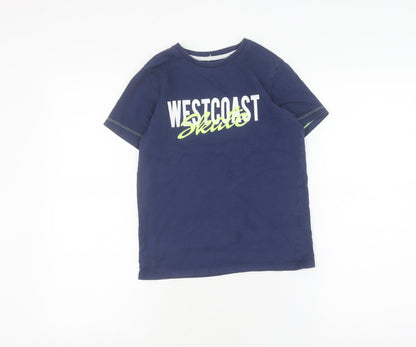 Next Boys Blue Graphic T-Shirt 10 Years Casual Wear