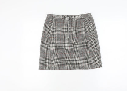 Next Women's Multicoloured Check Pencil Skirt Size 6