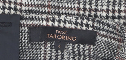 Next Women's Multicoloured Check Pencil Skirt Size 6
