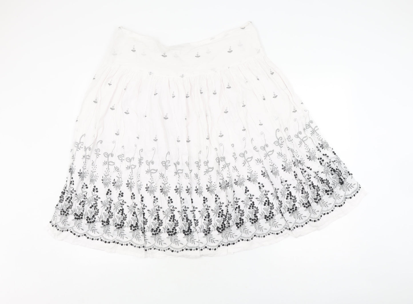 Womens UK Size 14 Topshop Peasant Knit Skirt