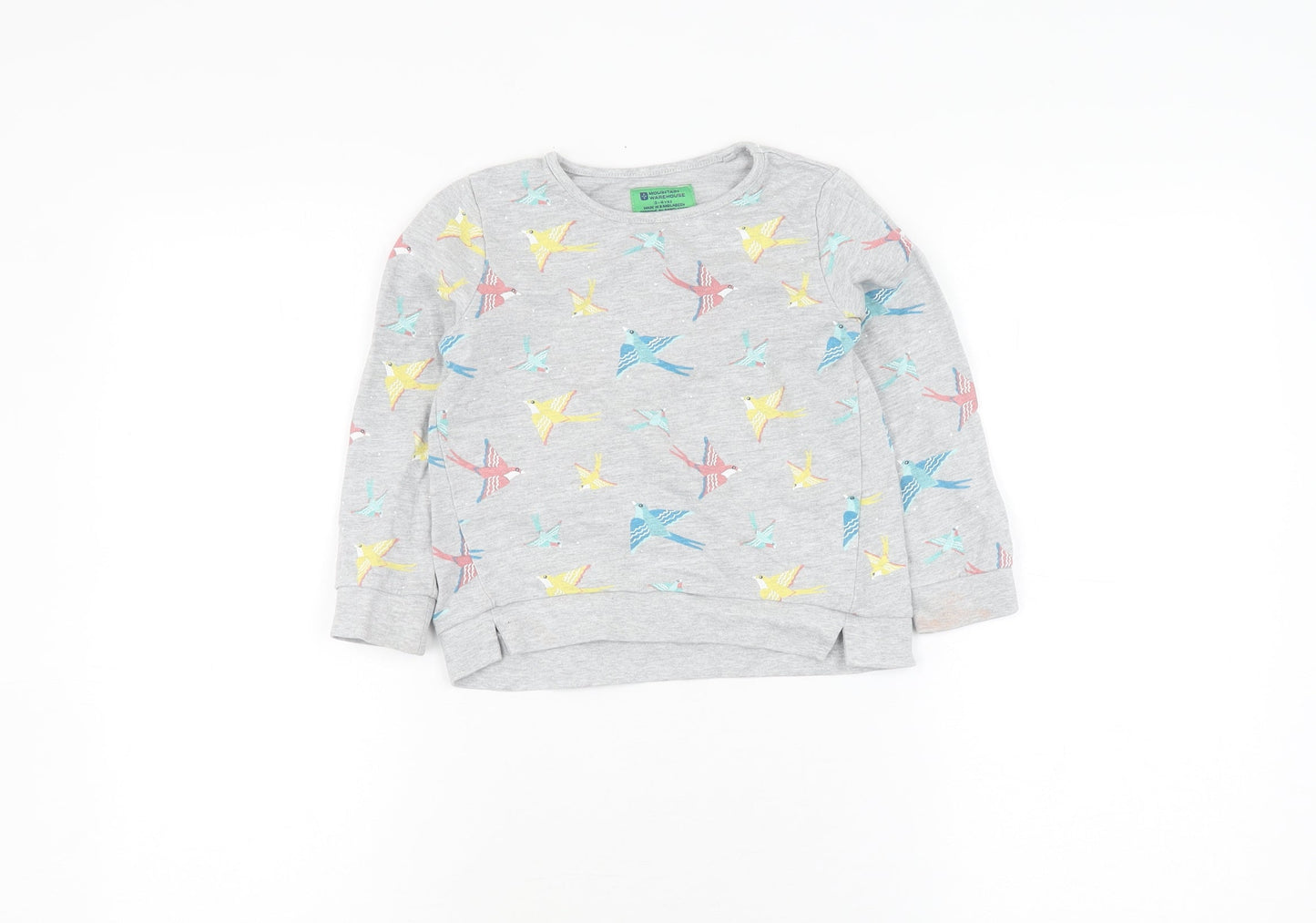 Mountain Warehouse Girls Grey Pullover Sweatshirt 3-4 Years