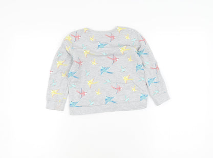 Mountain Warehouse Girls Grey Pullover Sweatshirt 3-4 Years