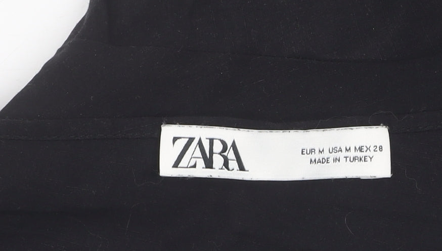 Womens UK Size M Zara Black  Blouse