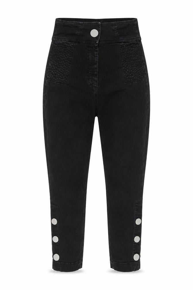 Womens UK Size XS Zara Regular Fit Jegging Black Trousers