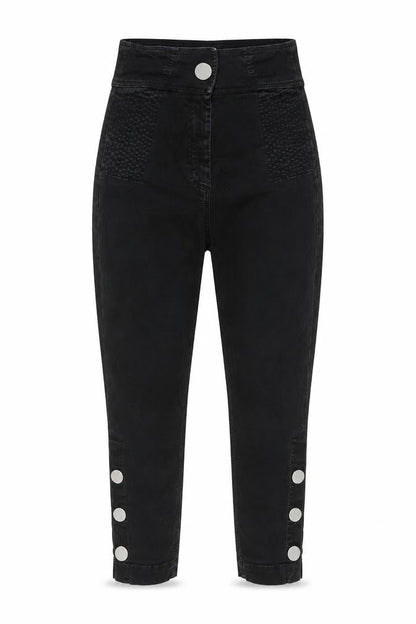 Womens UK Size XS Zara Regular Fit Jegging Black Trousers