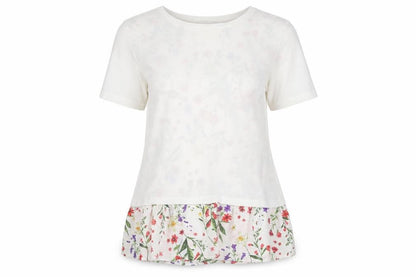 Womens UK Size 8 Marks and Spencer White Basic T-Shirt