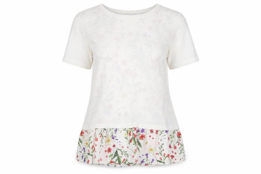 Womens UK Size 8 Marks and Spencer White Basic T-Shirt