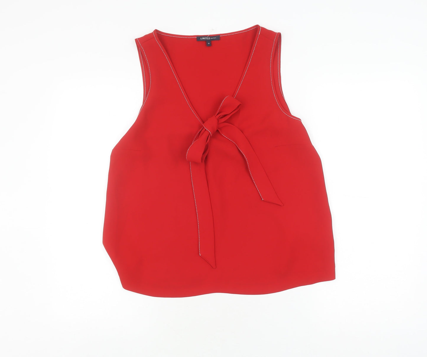 Womens UK Size 10 Marks and Spencer Red Camisole Blouse