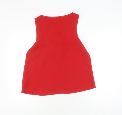 Womens UK Size 10 Marks and Spencer Red Camisole Blouse