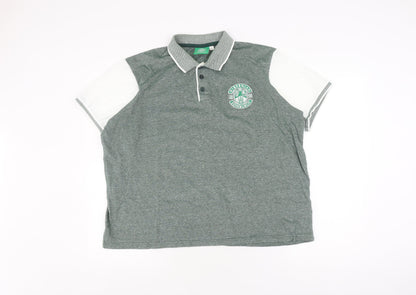 Hibernian Edinburgh Men's Green XL Polo Shirt