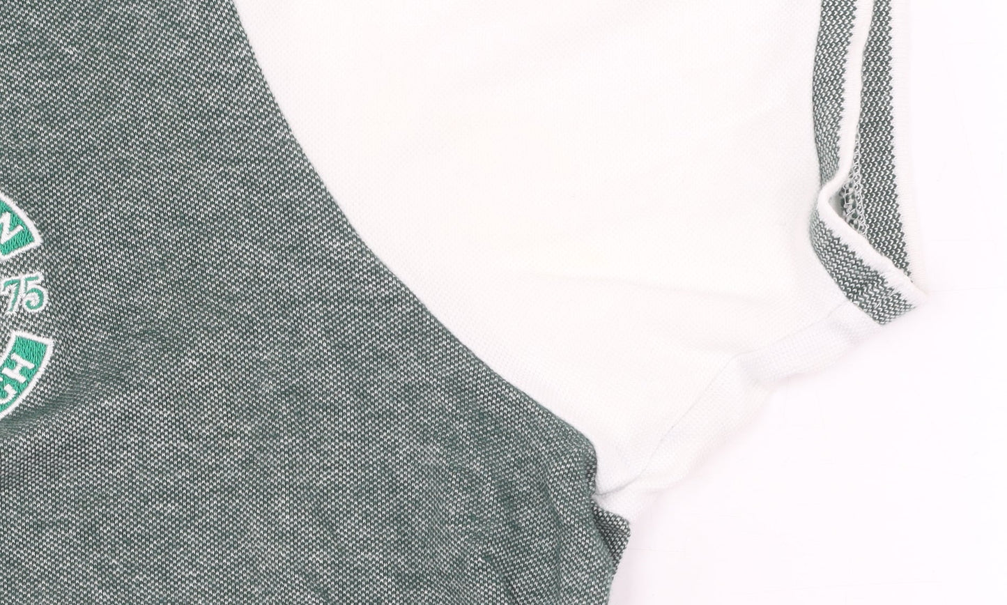 Hibernian Edinburgh Men's Green XL Polo Shirt