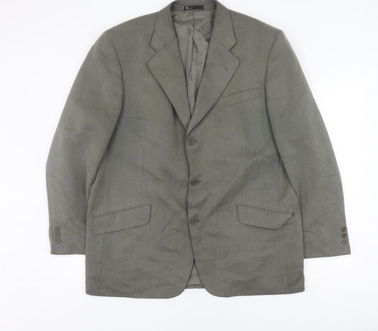Mens UK Size 44 BHS Regular Green Suit Jacket