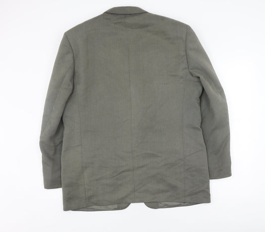 Mens UK Size 44 BHS Regular Green Suit Jacket
