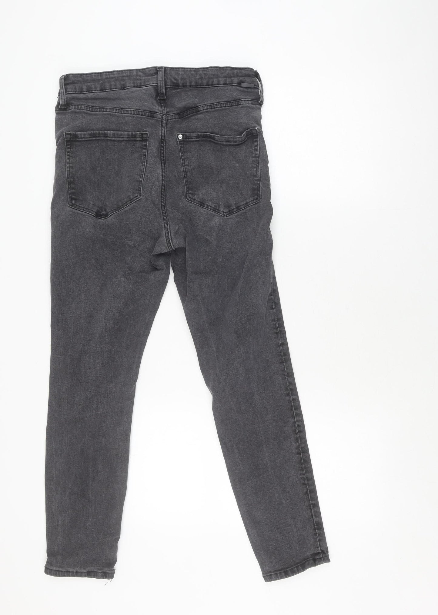 Womens UK Size M H&M Slim Fit Skinny Grey Jeans