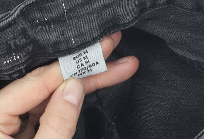 Womens UK Size M H&M Slim Fit Skinny Grey Jeans